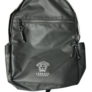 NWOT Versace Black Backpack with Medusa Logo lots of room new nice 😊